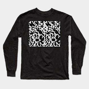 Black shapes Long Sleeve T-Shirt